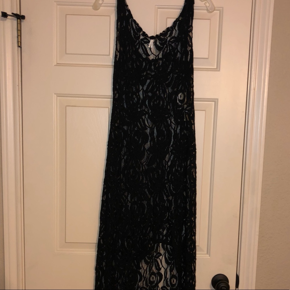 high low lace cover